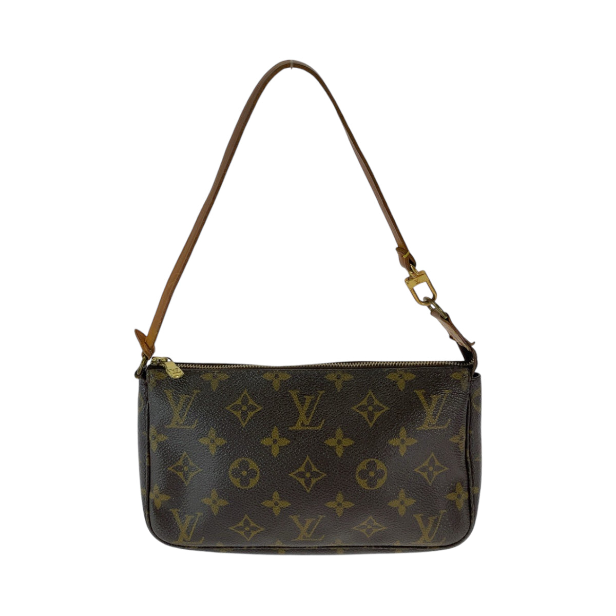 12784
LOUIS VUITTON ルイヴィトン モノグラム ブラウン ゴールド金具 PVC M51980 ハンドバッグ アクセサリーポーチ  レディース