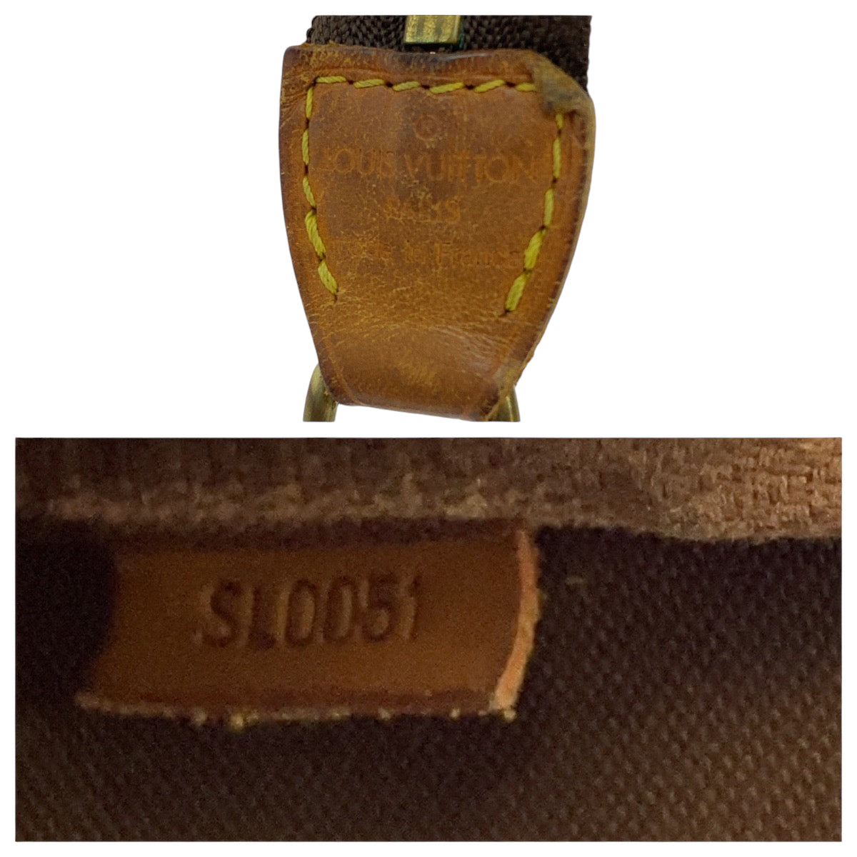 12784
LOUIS VUITTON ルイヴィトン モノグラム ブラウン ゴールド金具 PVC M51980 ハンドバッグ アクセサリーポーチ  レディース