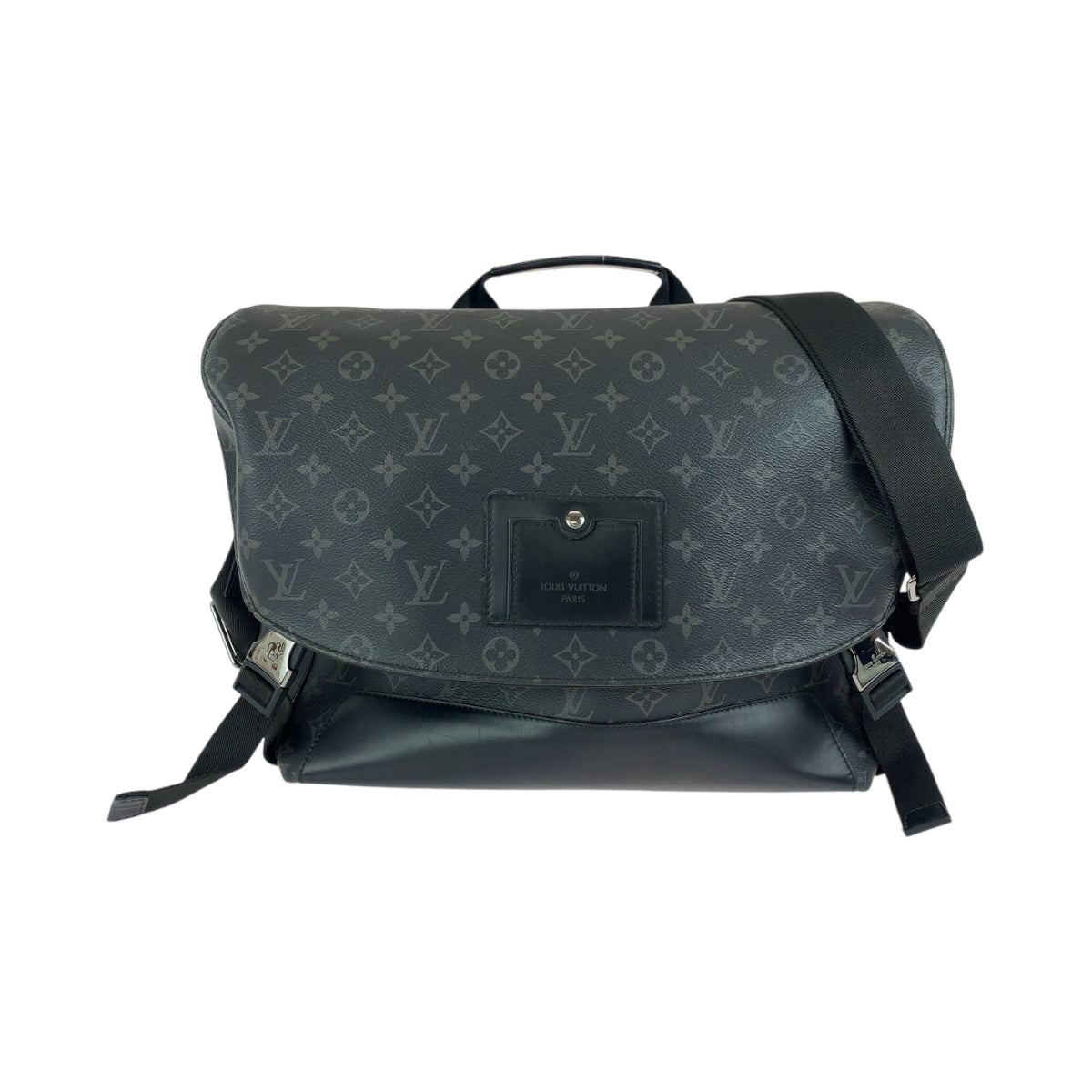 13283
LOUIS VUITTON ルイヴィトン モノグラム エクリプス ヴォワヤージュPM ブラック 黒 シルバー金具 PVC M40511 ショルダーバッグ メッセンジャーバッグ  メンズ
