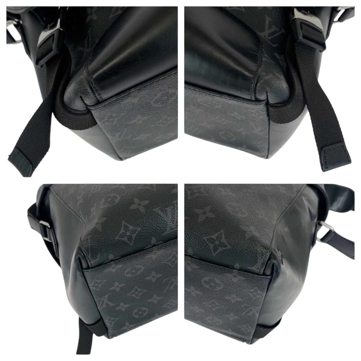 13283
LOUIS VUITTON ルイヴィトン モノグラム エクリプス ヴォワヤージュPM ブラック 黒 シルバー金具 PVC M40511 ショルダーバッグ メッセンジャーバッグ  メンズ