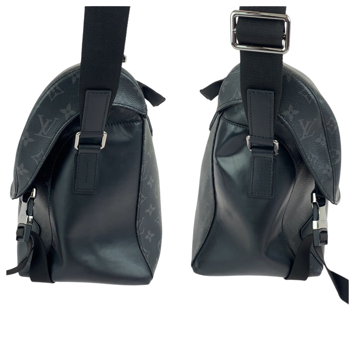 13283
LOUIS VUITTON ルイヴィトン モノグラム エクリプス ヴォワヤージュPM ブラック 黒 シルバー金具 PVC M40511 ショルダーバッグ メッセンジャーバッグ  メンズ