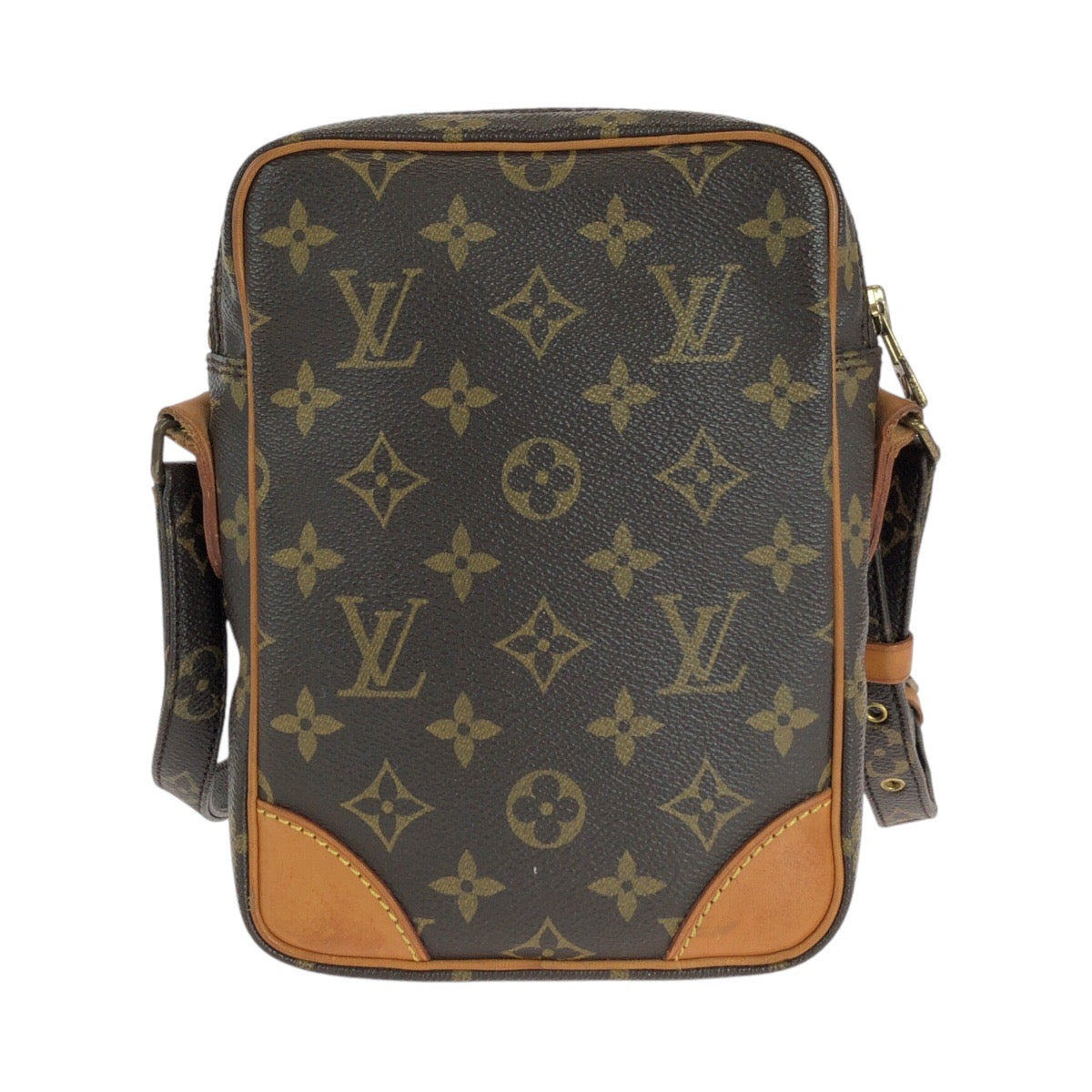 14062
LOUIS VUITTON ルイヴィトン モノグラム アマゾン ブラウン ゴールド金具 PVC / レザー M45236 ショルダーバッグ ポシェット  レディース