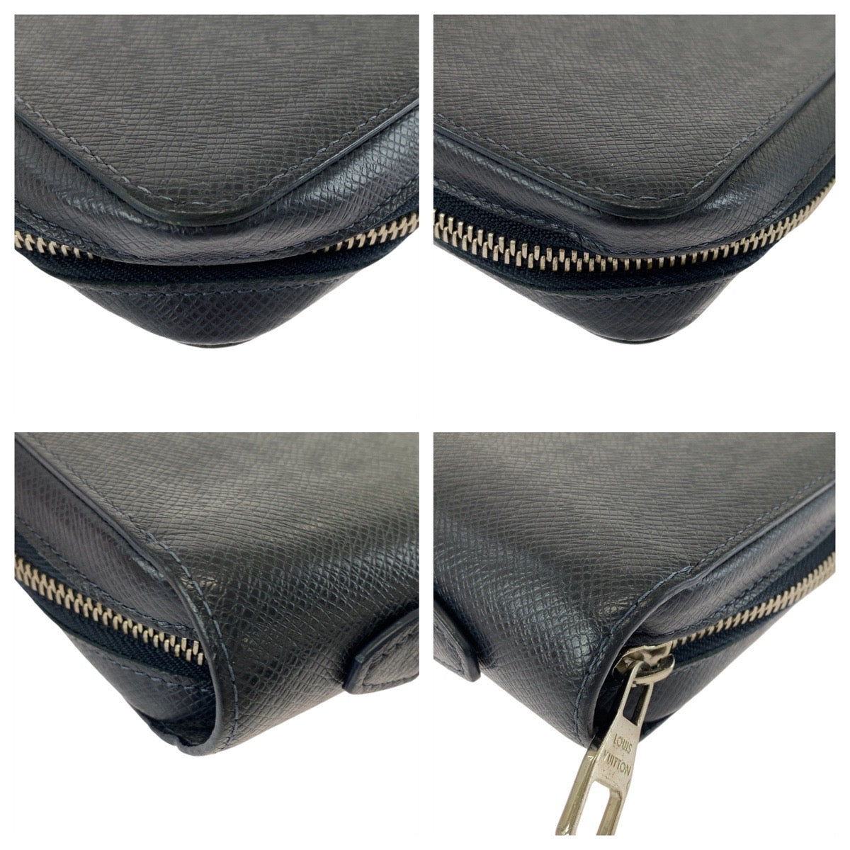 13285
LOUIS VUITTON ルイヴィトン タイガ ジッピーXL ブルーマリーヌ ネイビー シルバー金具 レザー M44276 長財布 ラウンドファスナー セカンドバッグ  メンズ