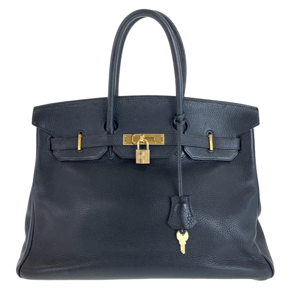 HERMES エルメス バーキン35 ブラック 黒 ゴールド金具 トゴ トートバッグ ハンドバッグ ショルダーバッグ ◻︎F刻印  レディース
