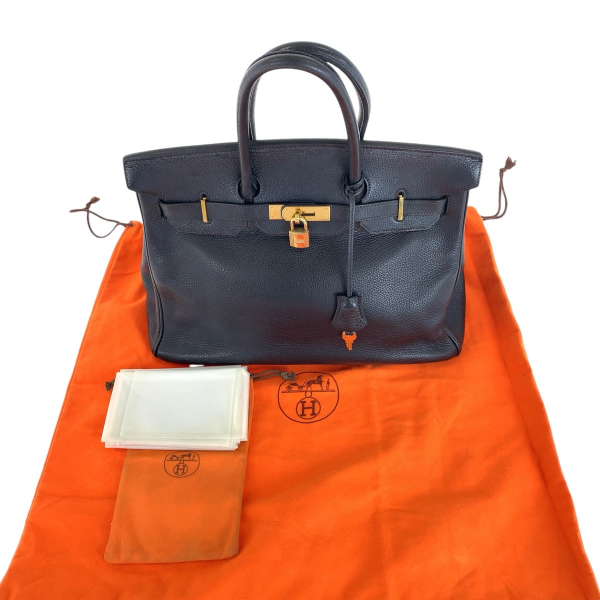 HERMES エルメス バーキン35 ブラック 黒 ゴールド金具 トゴ トートバッグ ハンドバッグ ショルダーバッグ ◻︎F刻印  レディース