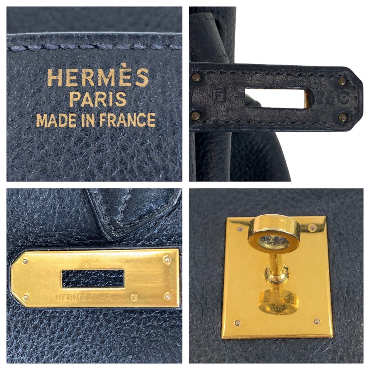 HERMES エルメス バーキン35 ブラック 黒 ゴールド金具 トゴ トートバッグ ハンドバッグ ショルダーバッグ ◻︎F刻印  レディース