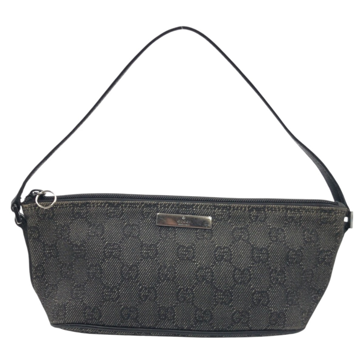 GUCCI グッチ GG柄 ブラック 黒 GGキャンバス ハンドバッグ ポーチ  レディース