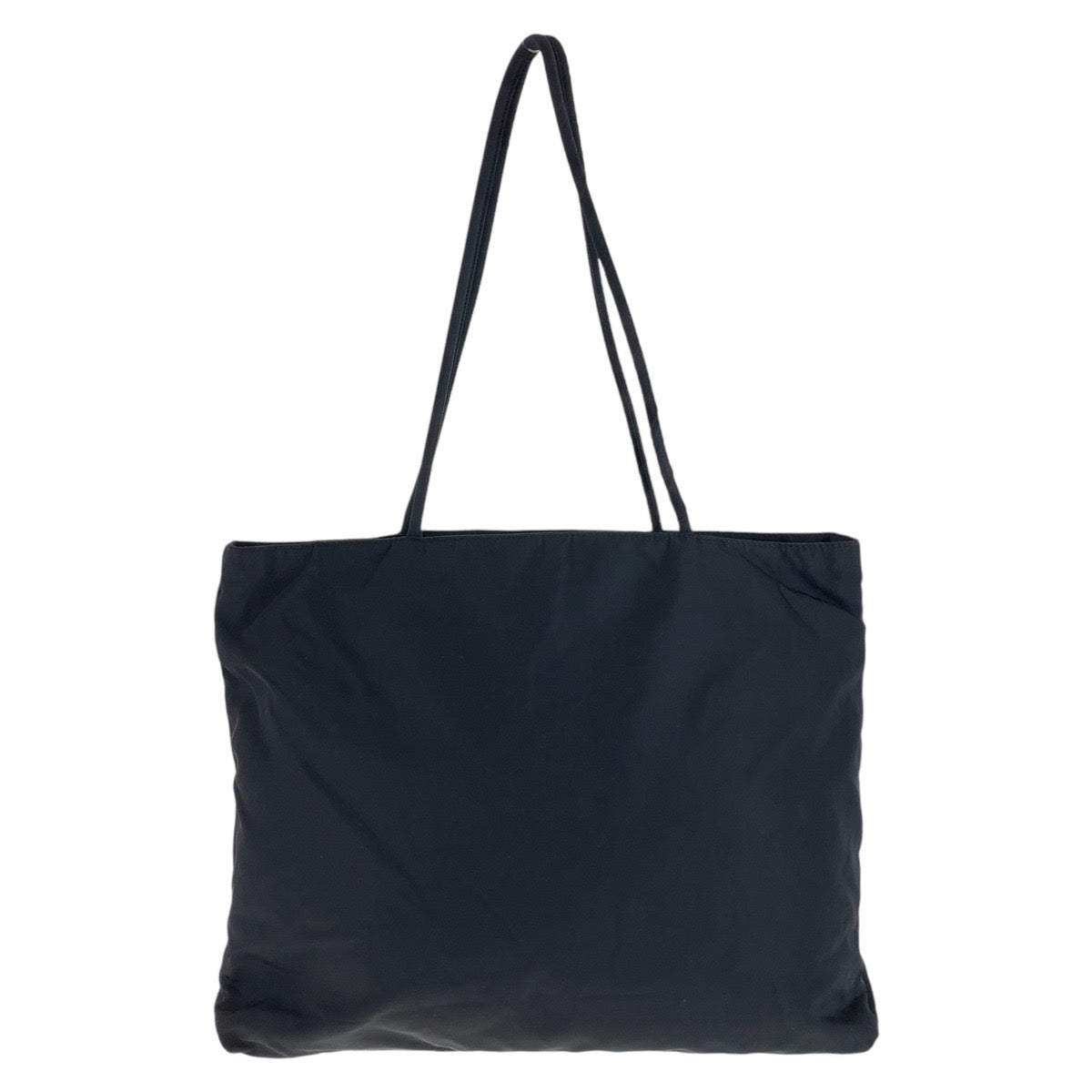 12805
PRADA プラダ テスート 三角ロゴプレート ブラック 黒 シルバー金具 ナイロン トートバッグ ショルダーバッグ  レディース