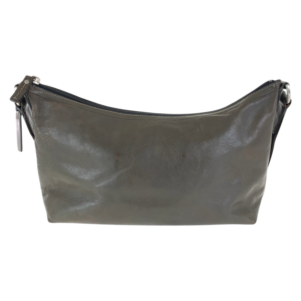 14068
COACH コーチ グレー シルバー金具 レザー 70559 斜め掛け ショルダーバッグ 男女兼用  メンズ AB9