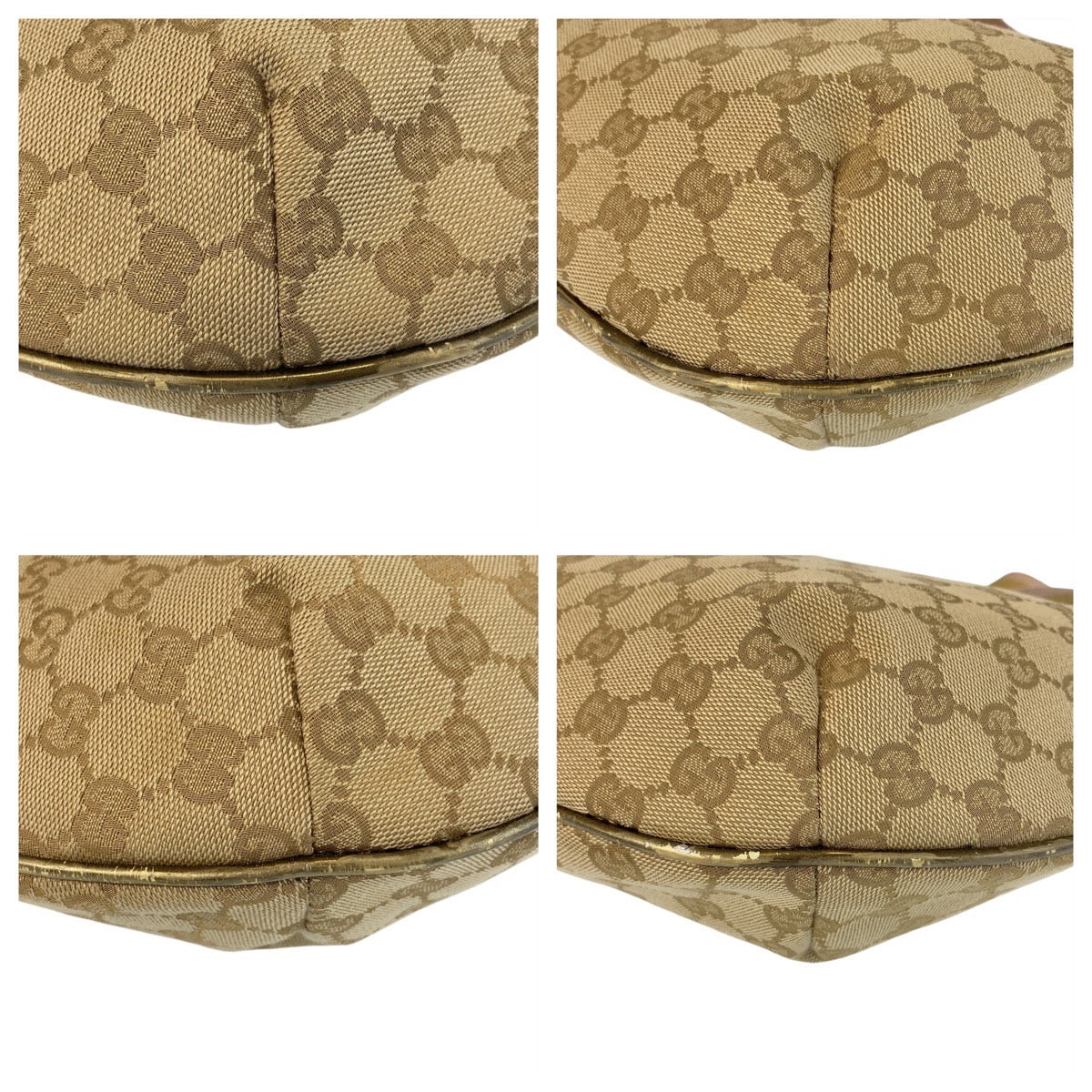 14073
GUCCI グッチ シャリーライン ベージュ ピンク ゴールド金具 GGキャンバス 181092 斜め掛け ショルダーバッグ メッセンジャーバッグ  レディース