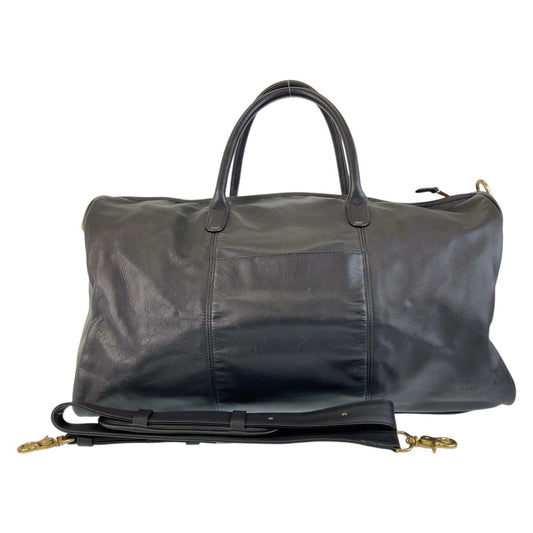 13307
COACH コーチ オールドコーチ ブラック 黒 ゴールド金具 レザー ボストンバッグ  メンズ