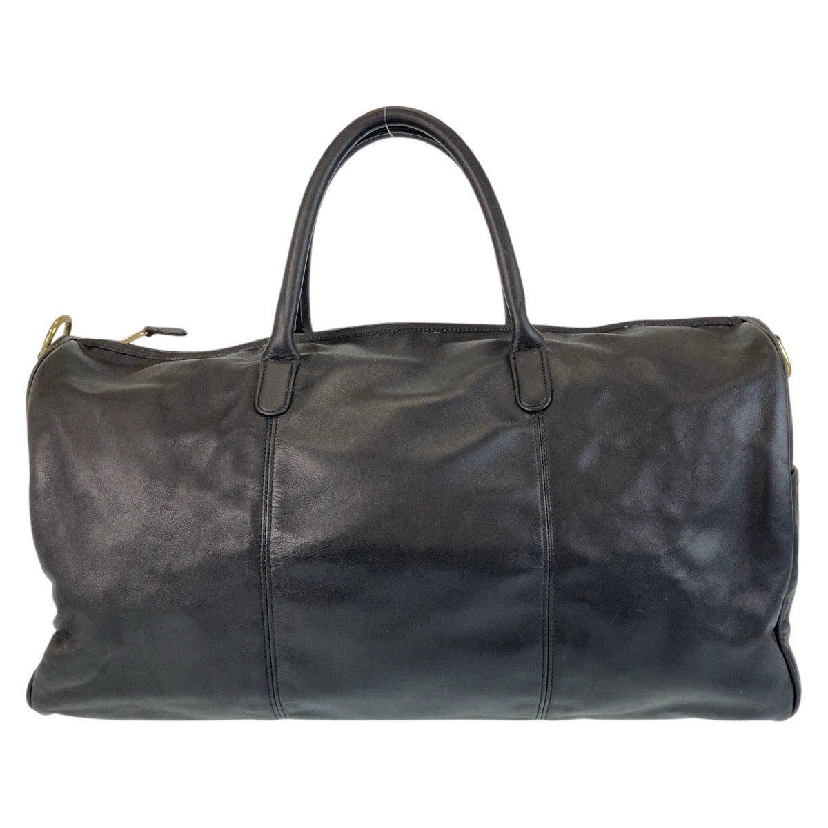 13307
COACH コーチ オールドコーチ ブラック 黒 ゴールド金具 レザー ボストンバッグ  メンズ