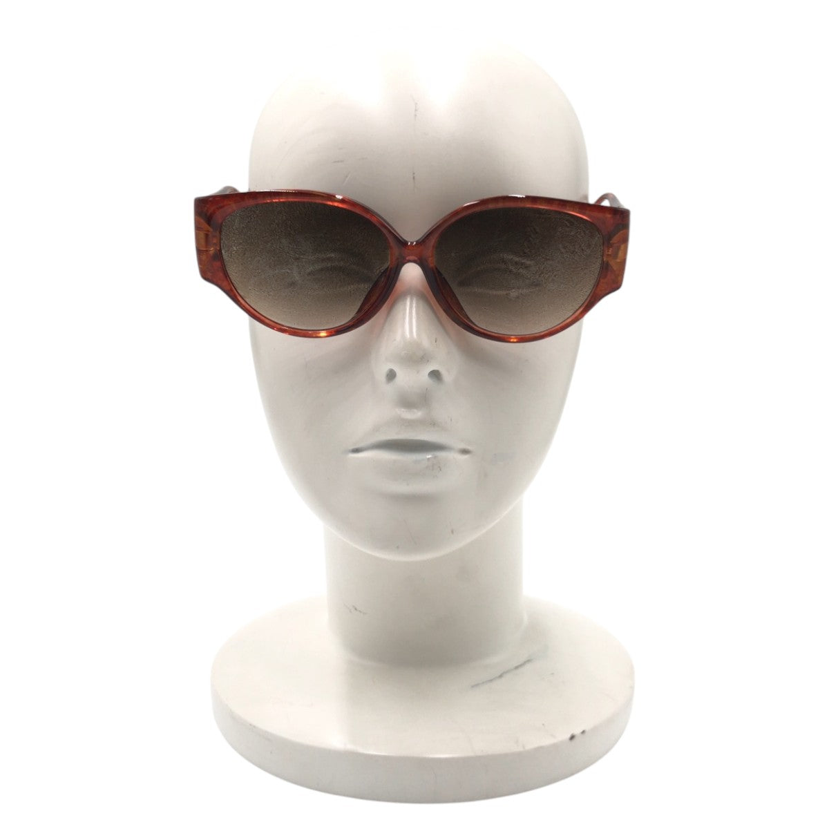 13316
Dior ディオール ヴィンテージ CDロゴ ブラウン ゴールド金具 プラスチック 2849A 10 57□13 サングラス ウェリントン  レディース