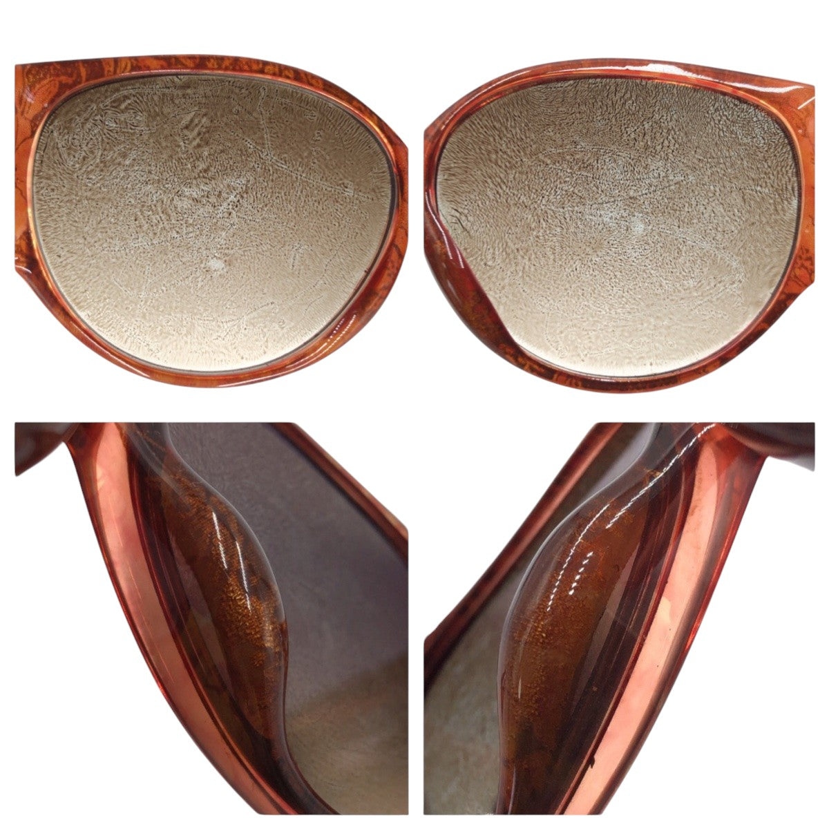 13316
Dior ディオール ヴィンテージ CDロゴ ブラウン ゴールド金具 プラスチック 2849A 10 57□13 サングラス ウェリントン  レディース