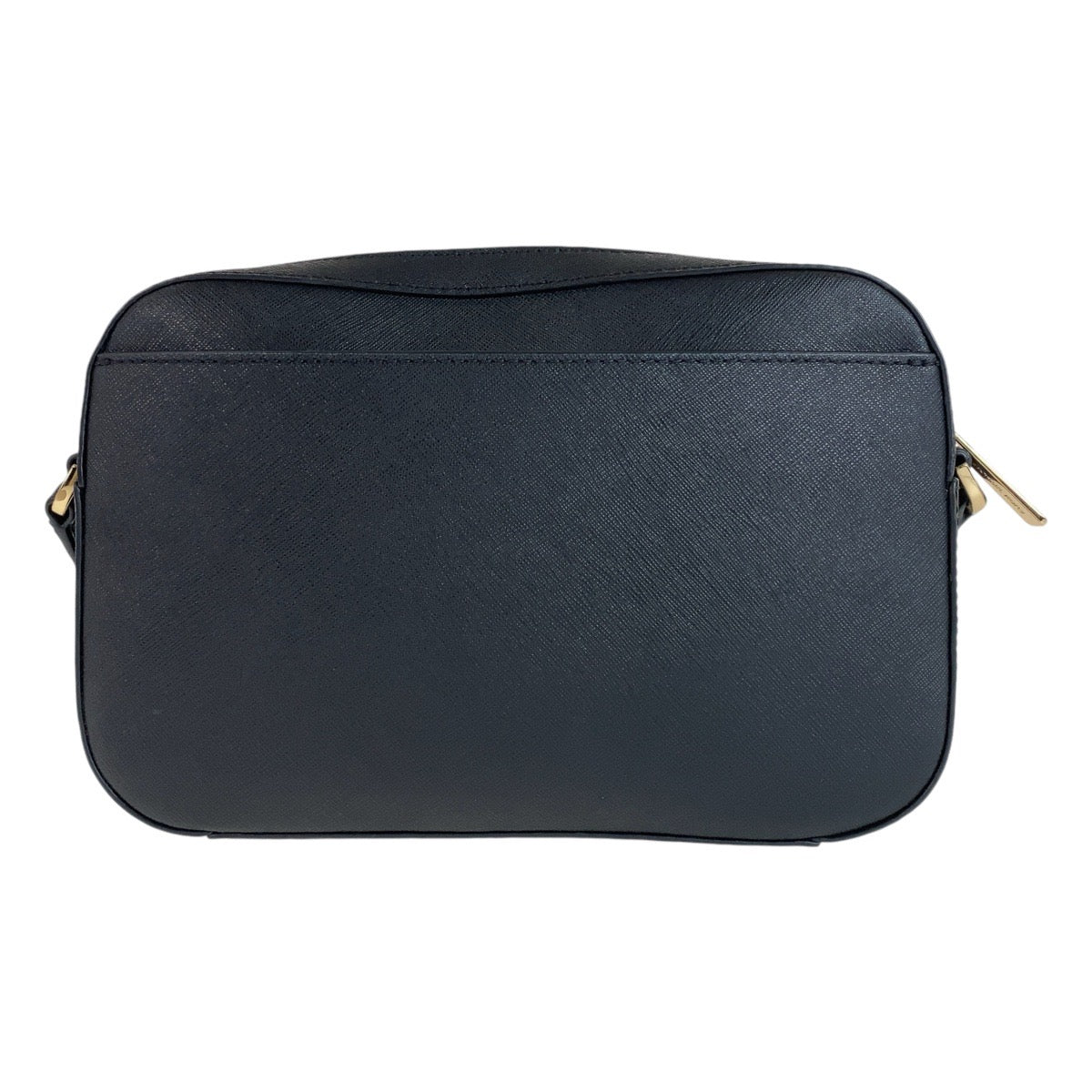 13319
Michael Kors マイケルコース ブラック 黒 ゴールド金具 レザー 斜め掛け ショルダーバッグ ポシェット  レディース
