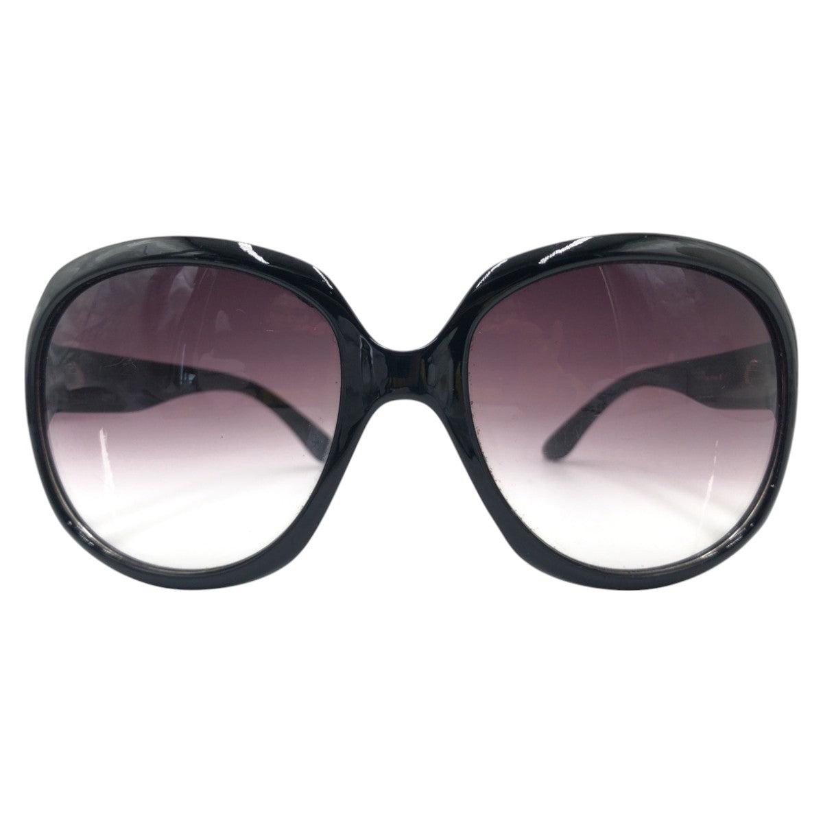 13325
Dior ディオール GLOSSY1 グロッシー ブラック 黒 プラスチック 113-115-75 60□20 130 サングラス バタフライ  レディース