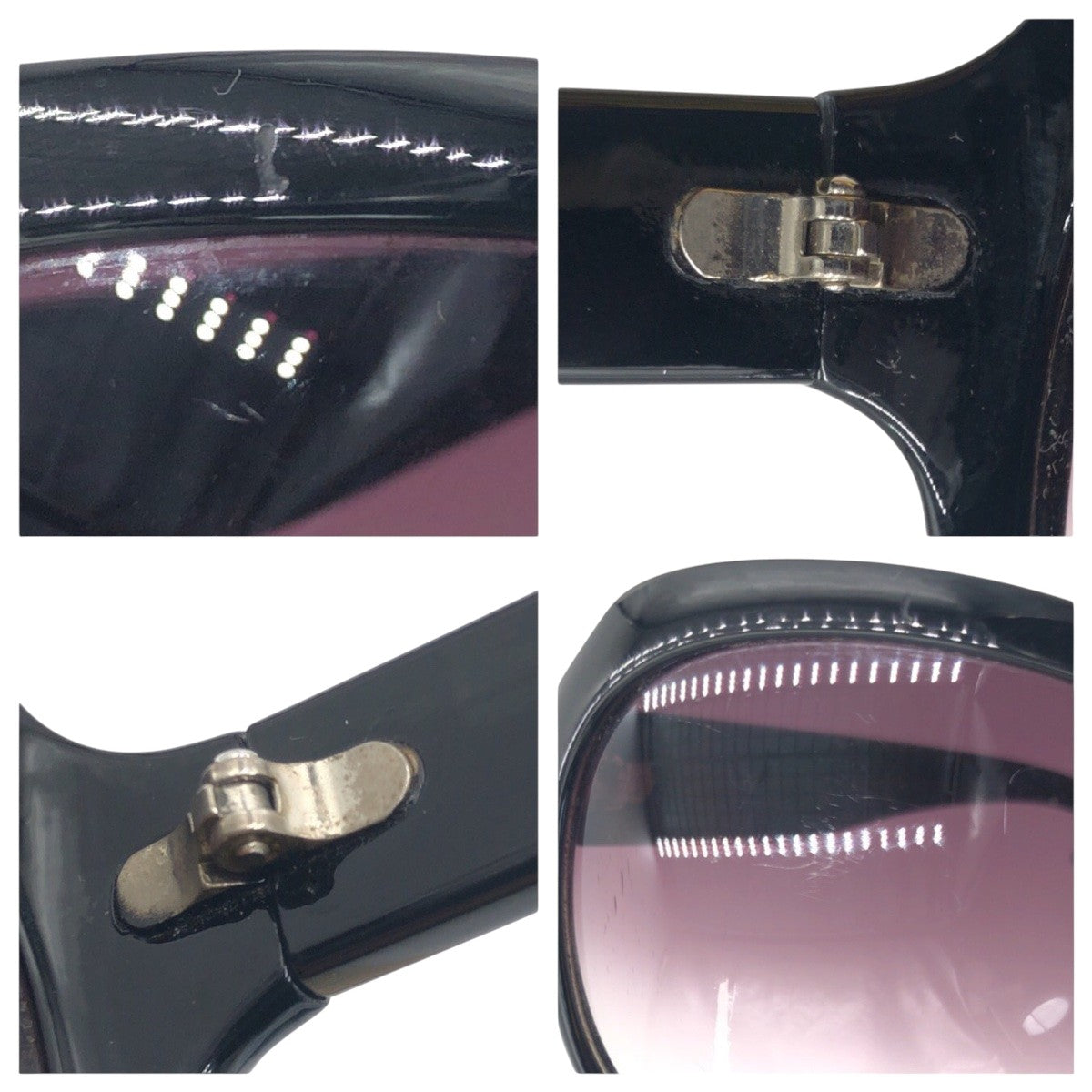 13325
Dior ディオール GLOSSY1 グロッシー ブラック 黒 プラスチック 113-115-75 60□20 130 サングラス バタフライ  レディース