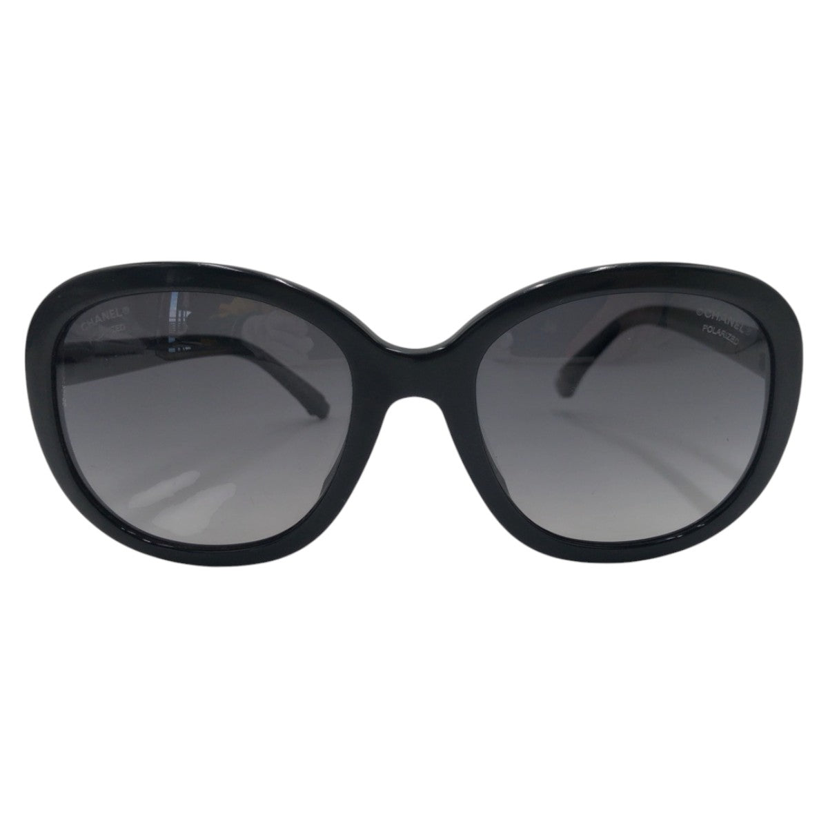 13326
CHANEL シャネル マトラッセ ココマーク ブラック 黒 プラスチック 5238-A c.501/S8 56□20 135 3P サングラス 偏光レンズ  バタフライ  レディース