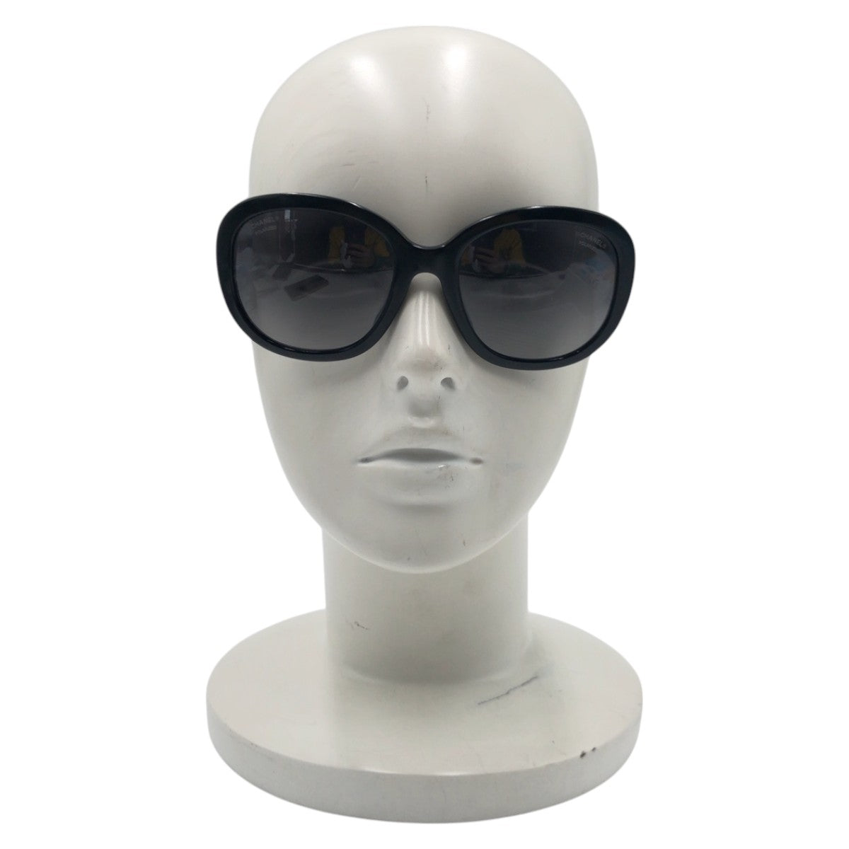 13326
CHANEL シャネル マトラッセ ココマーク ブラック 黒 プラスチック 5238-A c.501/S8 56□20 135 3P サングラス 偏光レンズ  バタフライ  レディース