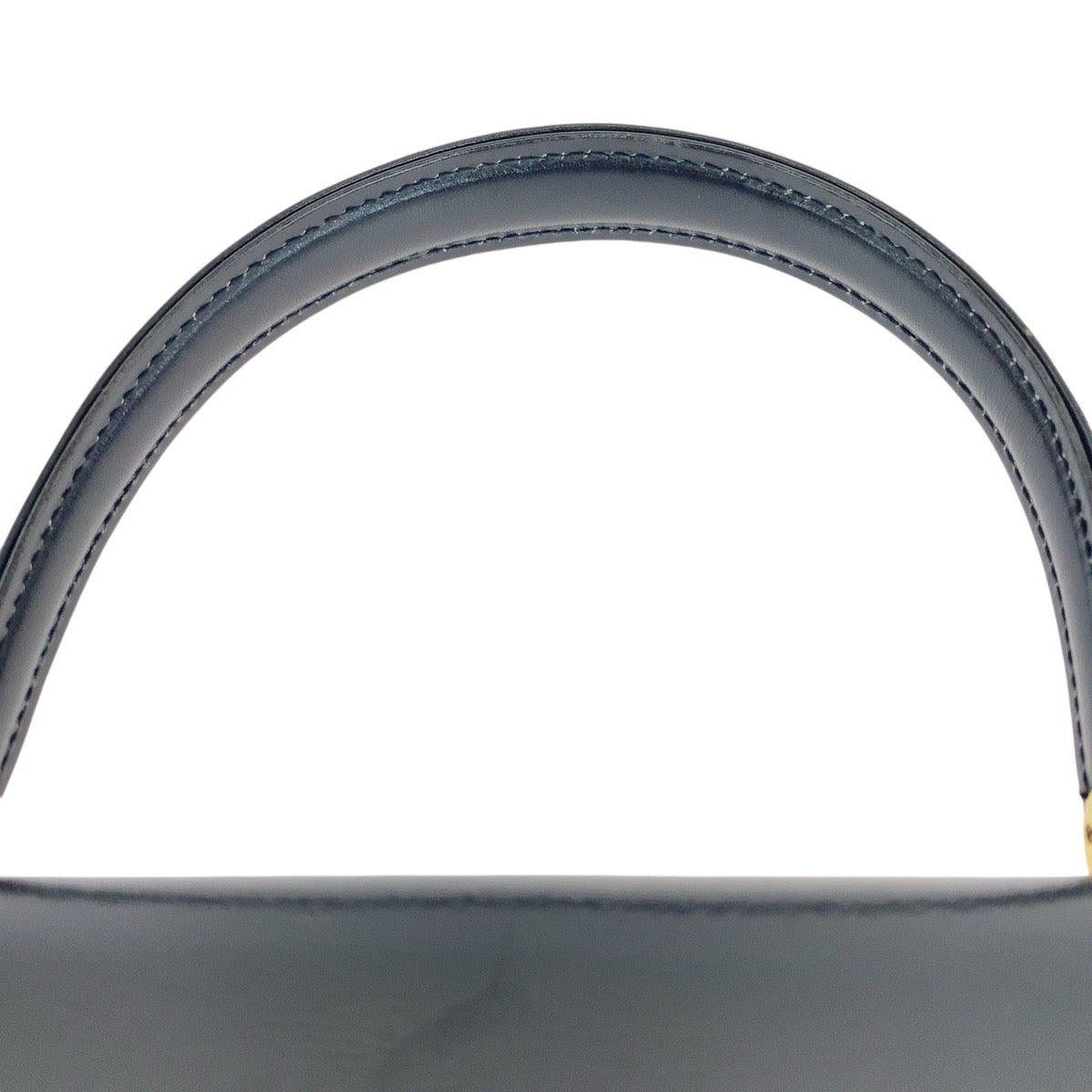 BALLY バリー ヴィンテージ ケリー型 ブラック 黒 ゴールド金具 レザー ハンドバッグ ショルダーバッグ 2way  レディース