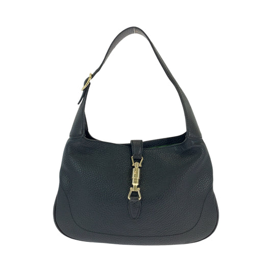 GUCCI グッチ ニュージャッキー ホーボー ブラック 黒 ゴールド金具 レザー 137335 ショルダーバッグ  レディース