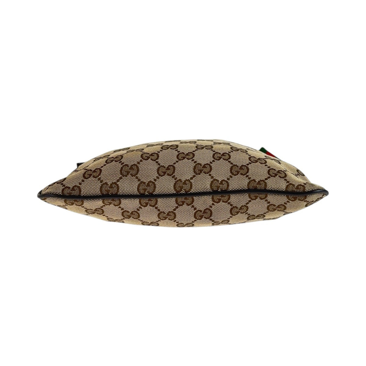 13338
GUCCI グッチ シェリーライン ベージュ ブラウン シルバー金具 GGキャンバス 146809 斜め掛け ショルダーバッグ ポシェット  レディース