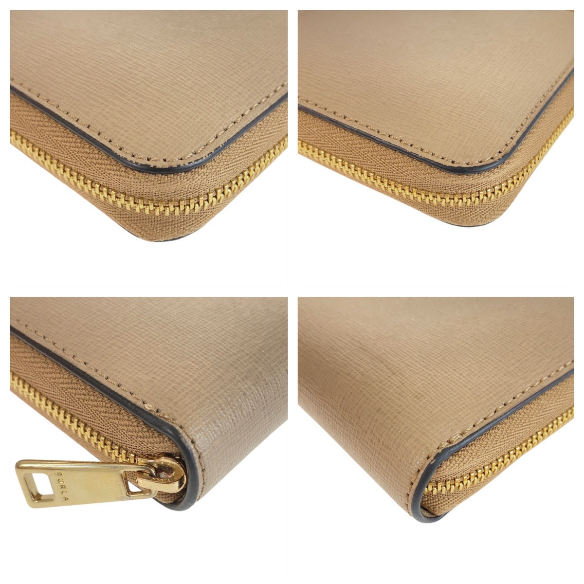 12783
Furla フルラ バビロン ベージュ グレージュ ゴールド金具 レザー 長財布 ラウンドファスナー  レディース ABP5