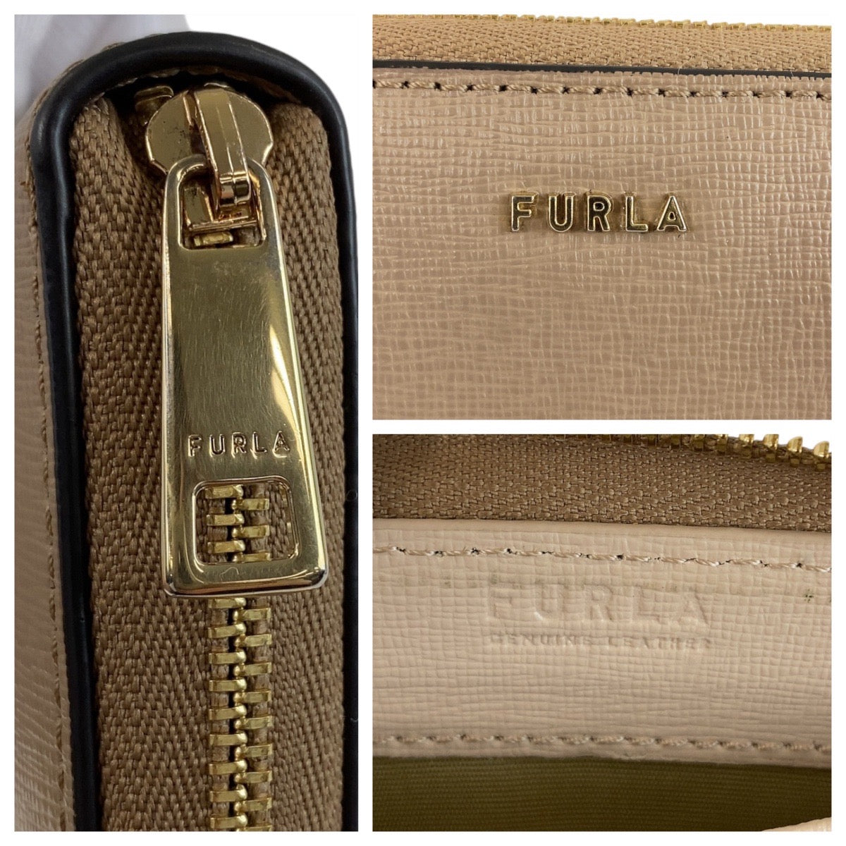 12783
Furla フルラ バビロン ベージュ グレージュ ゴールド金具 レザー 長財布 ラウンドファスナー  レディース ABP5