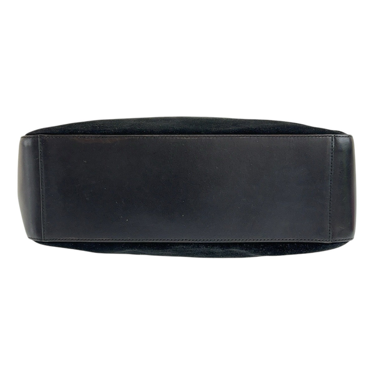 13344
GUCCI グッチ ブラック 黒 シルバー金具 スウェード / レザー 001 3770 ホーボー ショルダーバッグ  レディース