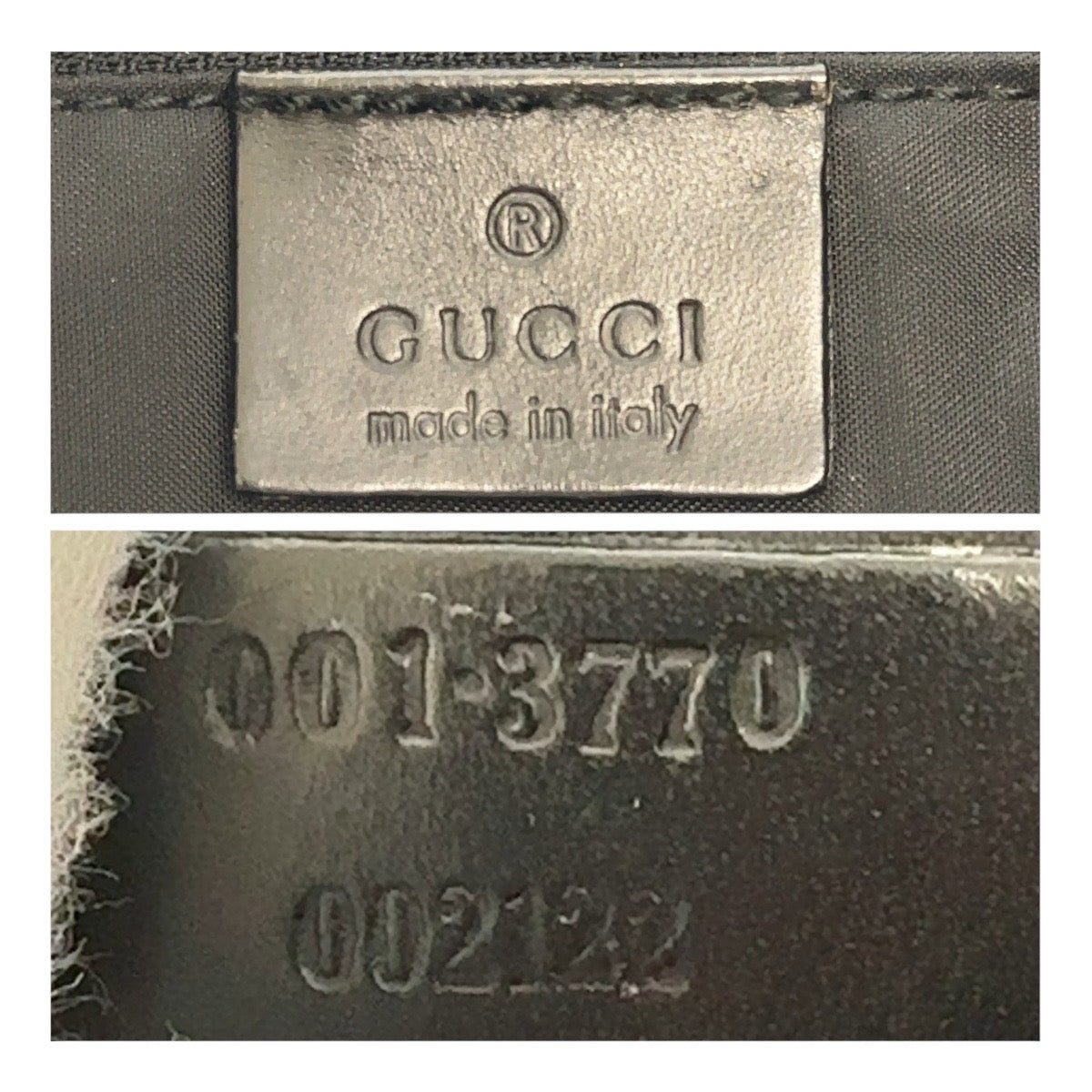 13344
GUCCI グッチ ブラック 黒 シルバー金具 スウェード / レザー 001 3770 ホーボー ショルダーバッグ  レディース