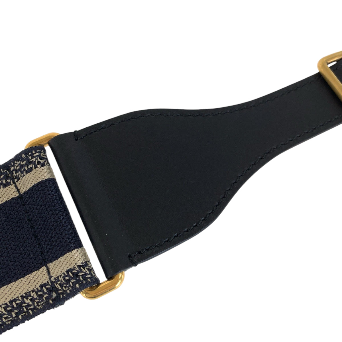 13351
Dior ディオール エンブロイダリー 70 ブラック 黒 ネイビー ゴールド金具 レザー 50 MA 0250 ベルト レディース ABP48