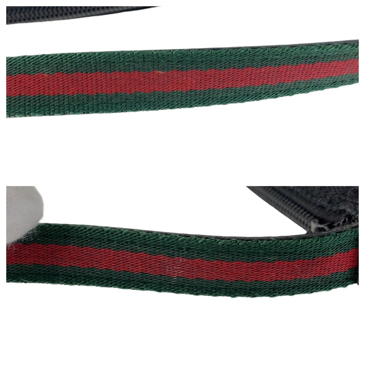 13350
GUCCI グッチ シェリー ブラック 黒 シルバー金具 GGキャンバス 141809 ハンドバッグ アクセサリーポーチ  レディース
