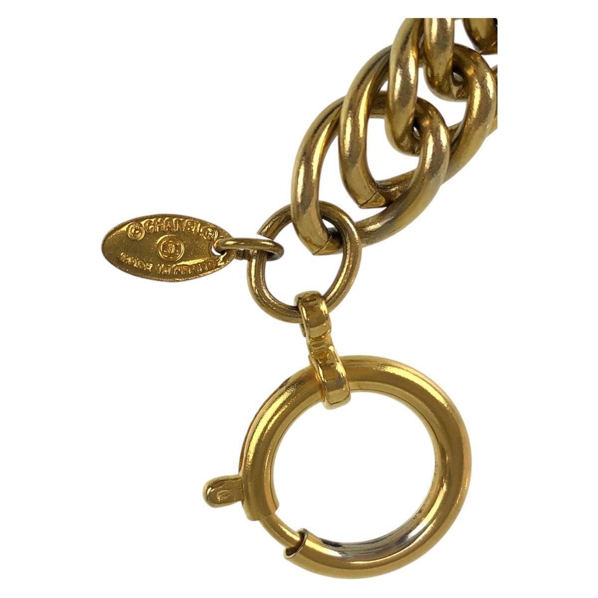 13351
CHANEL シャネル ヴィンテージ 31 RUE CAMBON ゴールド メッキ ブレスレット  レディース