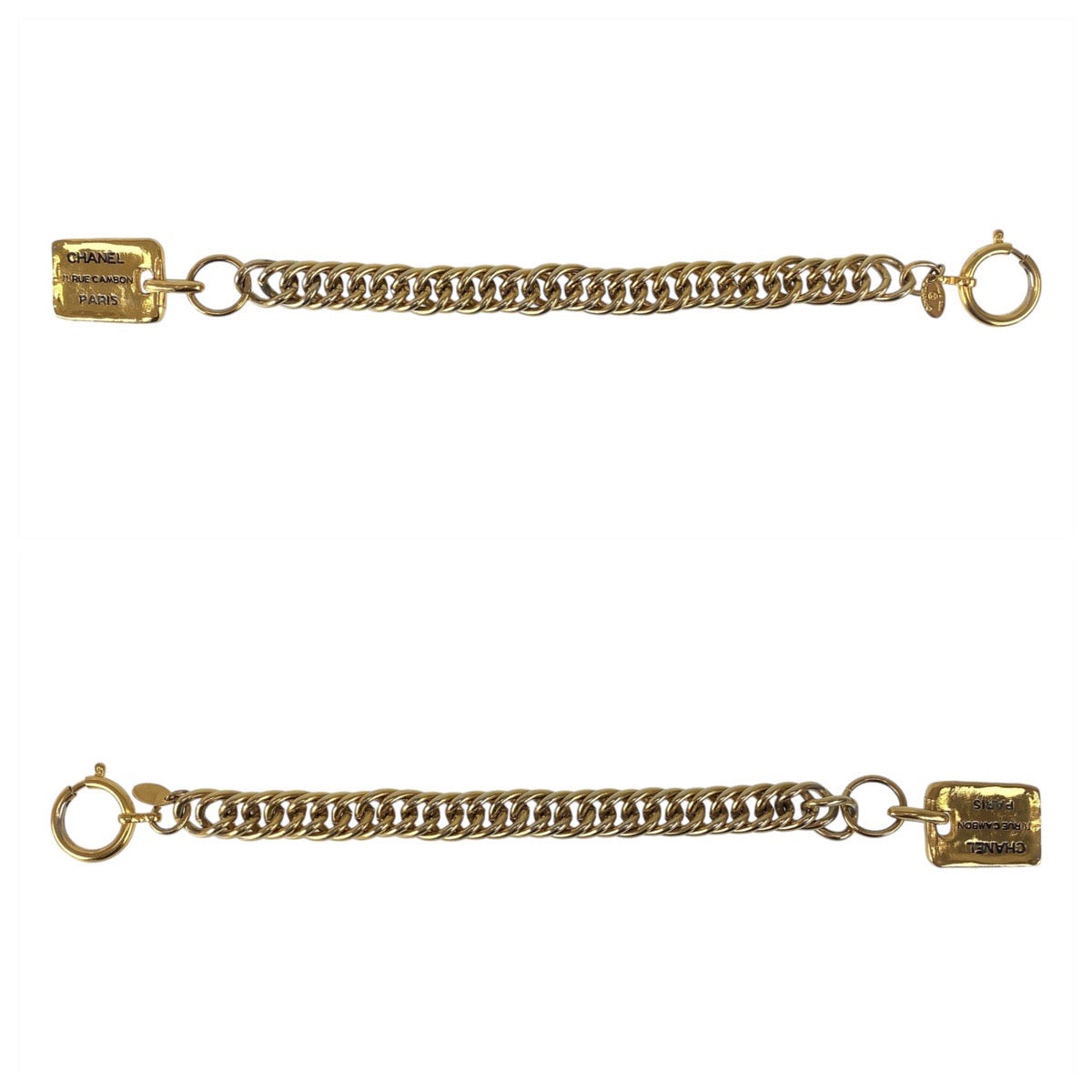13351
CHANEL シャネル ヴィンテージ 31 RUE CAMBON ゴールド メッキ ブレスレット  レディース