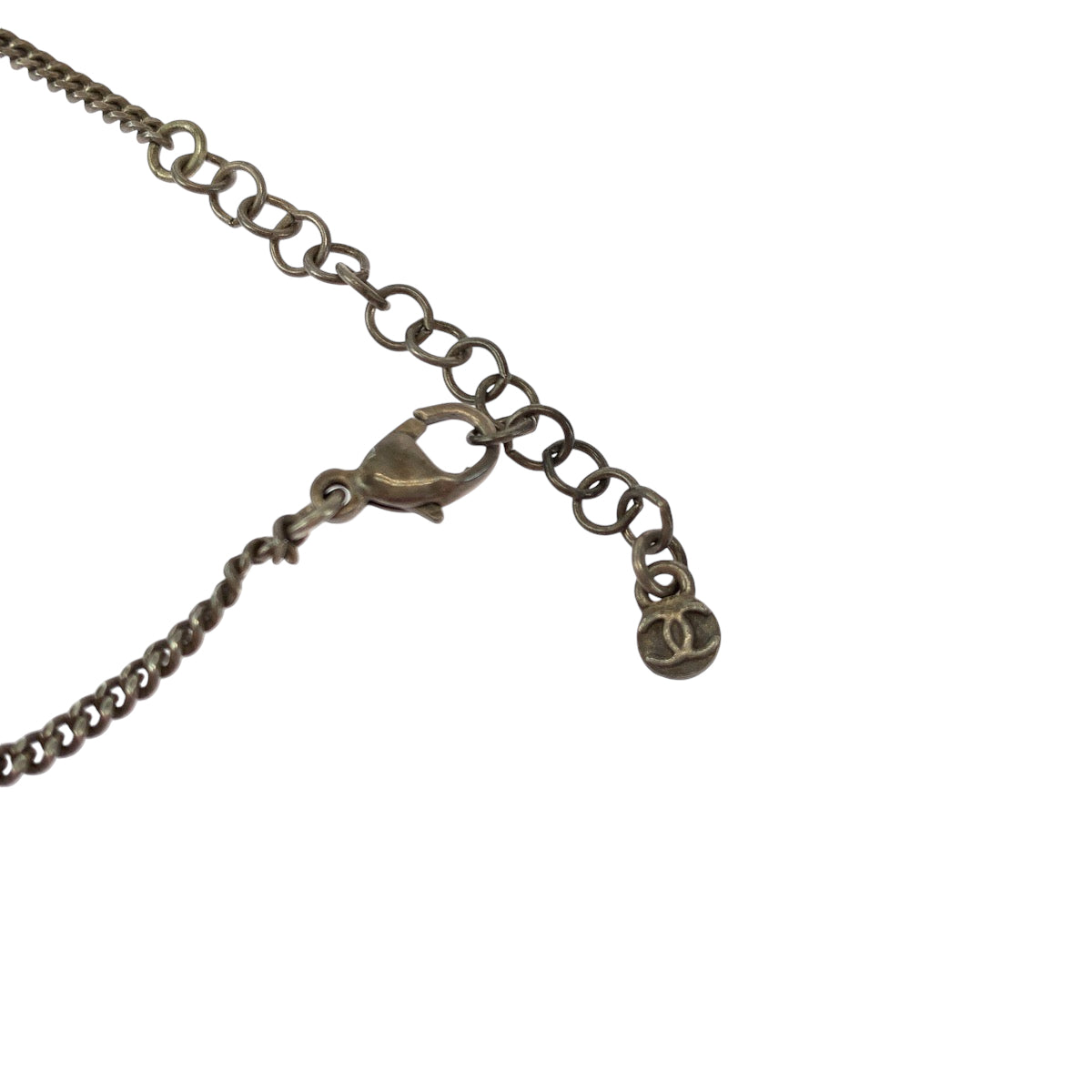CHANEL シャネル ココマーク フラワー ゴールド シルバー マルチカラー メタル ネックレス  レディース