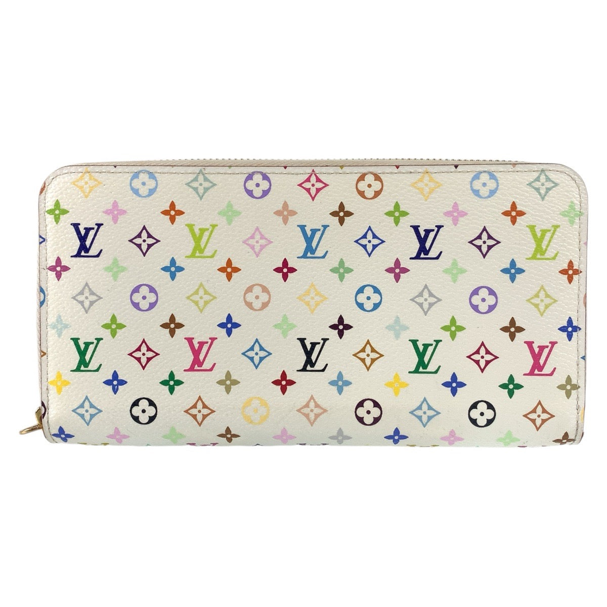 13360
LOUIS VUITTON ルイヴィトン マルチカラー ジッピー ウォレット ブロン ホワイト 白 ゴールド金具 PVC M61875 長財布 ロングウォレット  レディース