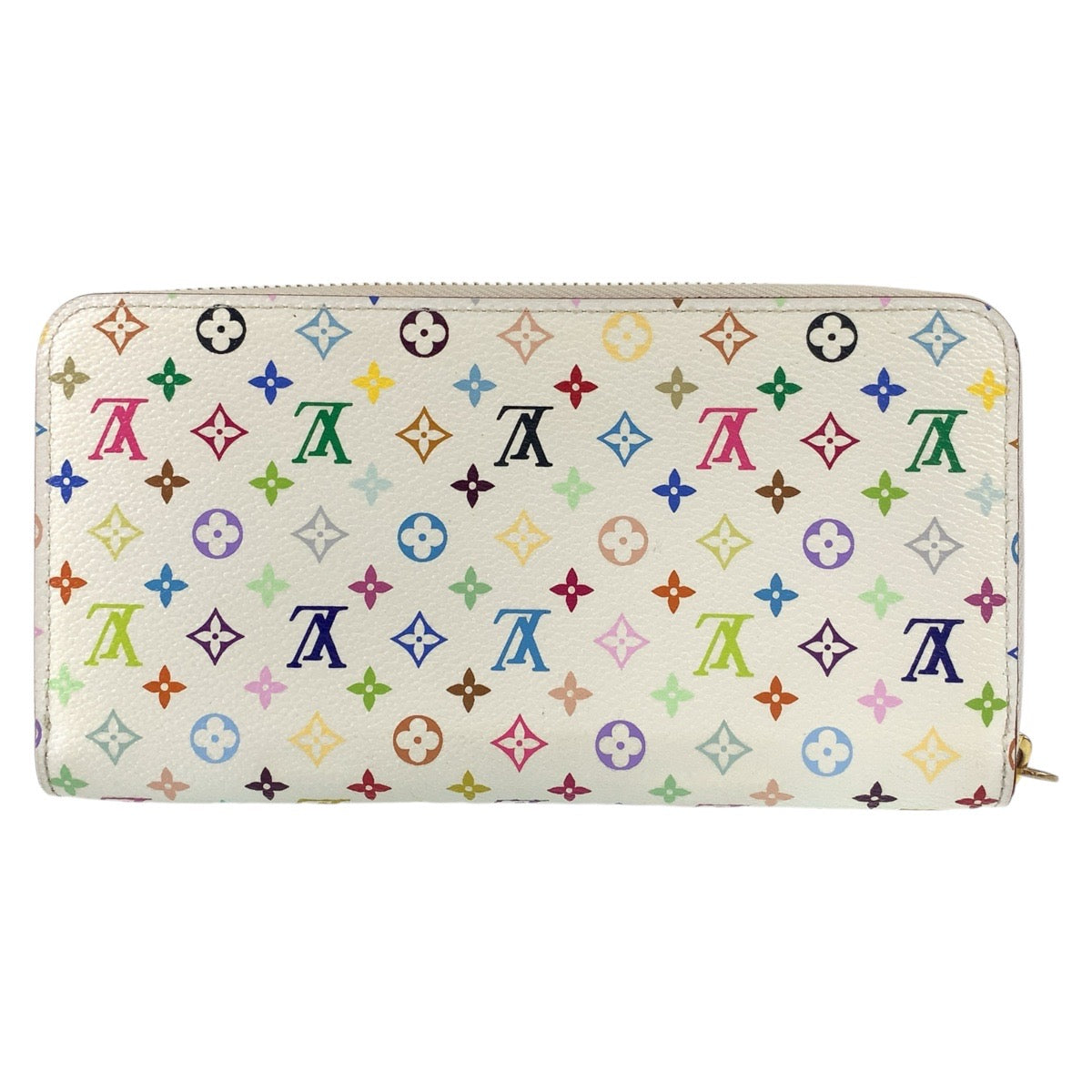 13360
LOUIS VUITTON ルイヴィトン マルチカラー ジッピー ウォレット ブロン ホワイト 白 ゴールド金具 PVC M61875 長財布 ロングウォレット  レディース