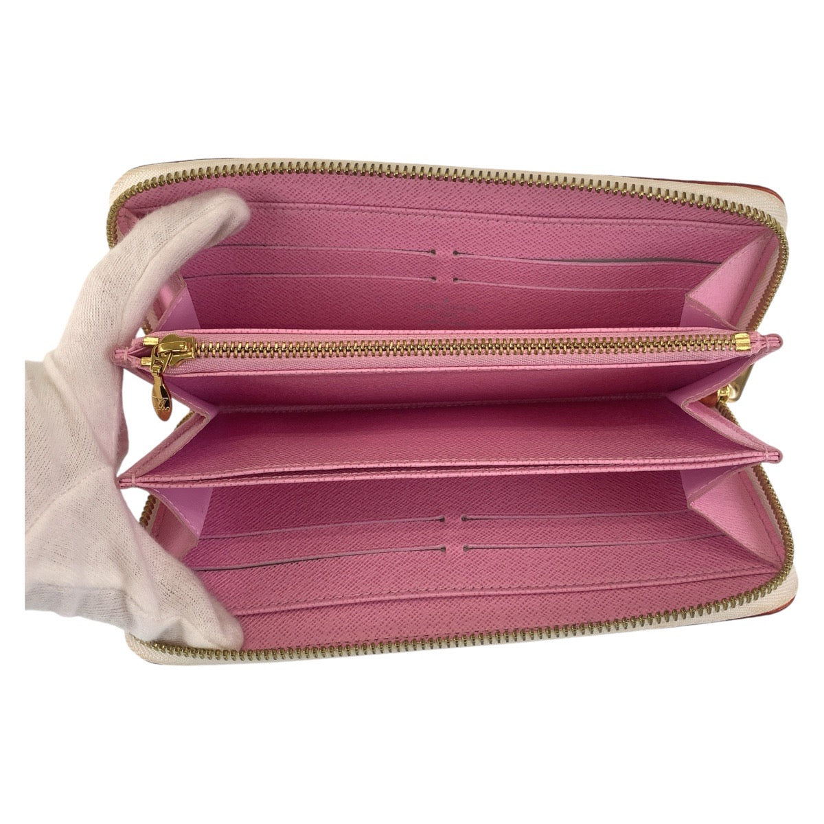 13360
LOUIS VUITTON ルイヴィトン マルチカラー ジッピー ウォレット ブロン ホワイト 白 ゴールド金具 PVC M61875 長財布 ロングウォレット  レディース