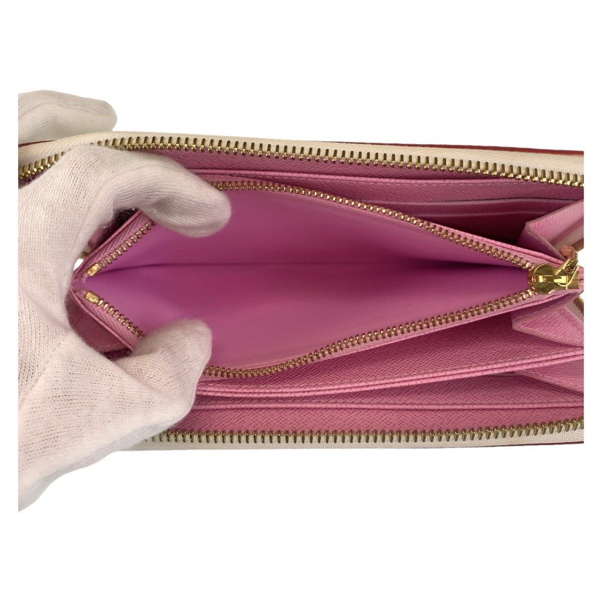 13360
LOUIS VUITTON ルイヴィトン マルチカラー ジッピー ウォレット ブロン ホワイト 白 ゴールド金具 PVC M61875 長財布 ロングウォレット  レディース