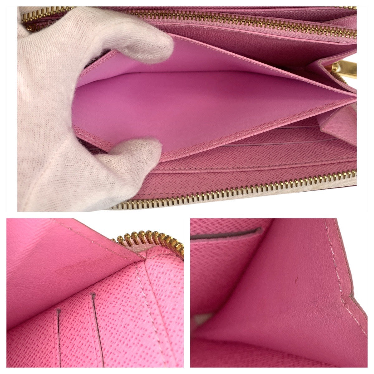 13360
LOUIS VUITTON ルイヴィトン マルチカラー ジッピー ウォレット ブロン ホワイト 白 ゴールド金具 PVC M61875 長財布 ロングウォレット  レディース