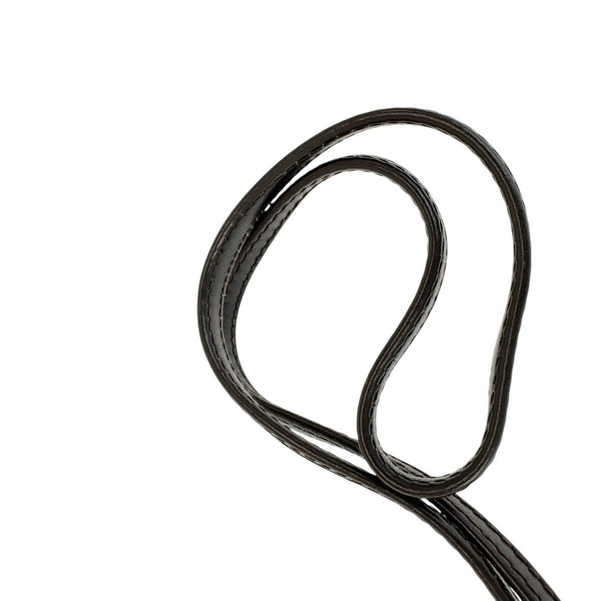 13372
Salvatore Ferragamo サルヴァトーレフェラガモ ヴァラ ダークブラウン ゴールド金具 レザー ショルダーバッグ ポシェット  レディース