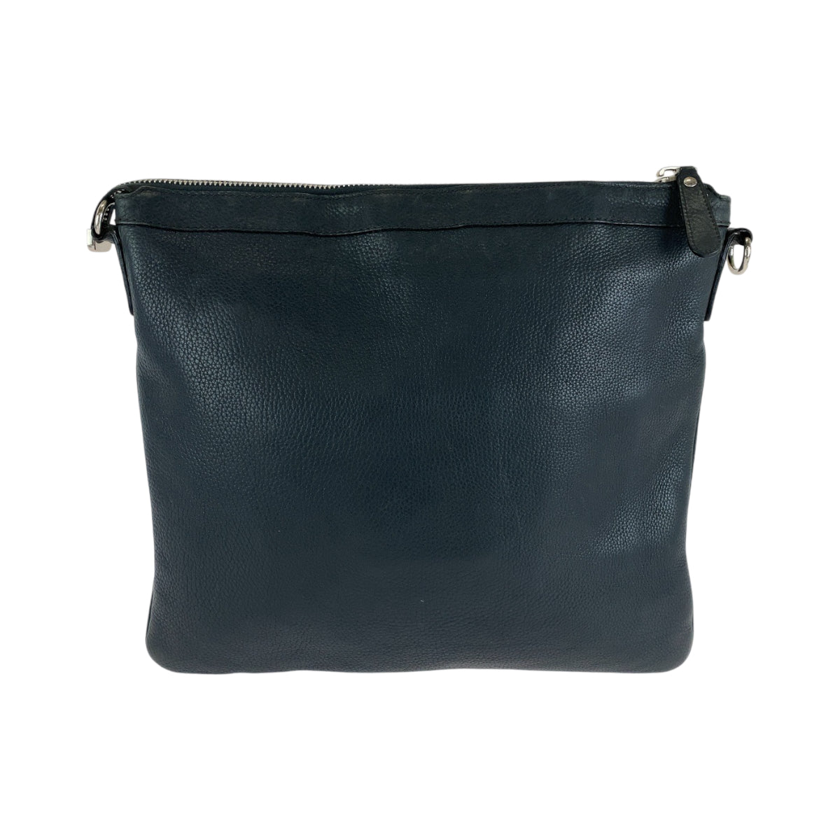 13373
GUCCI グッチ ダークグレー シルバー金具 レザー 233329 ショルダーバッグ ポシェット  メンズ