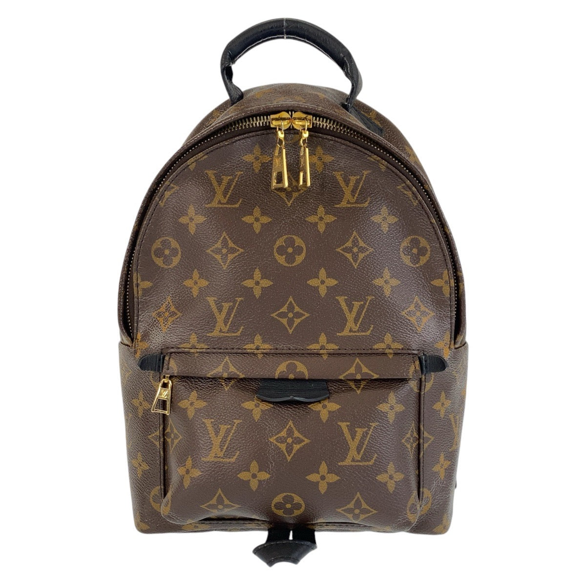14078
LOUIS VUITTON ルイヴィトン モノグラム パームスプリングス バックパック ブラウン ゴールド金具 PVC M41560 リュック デイパック  レディース