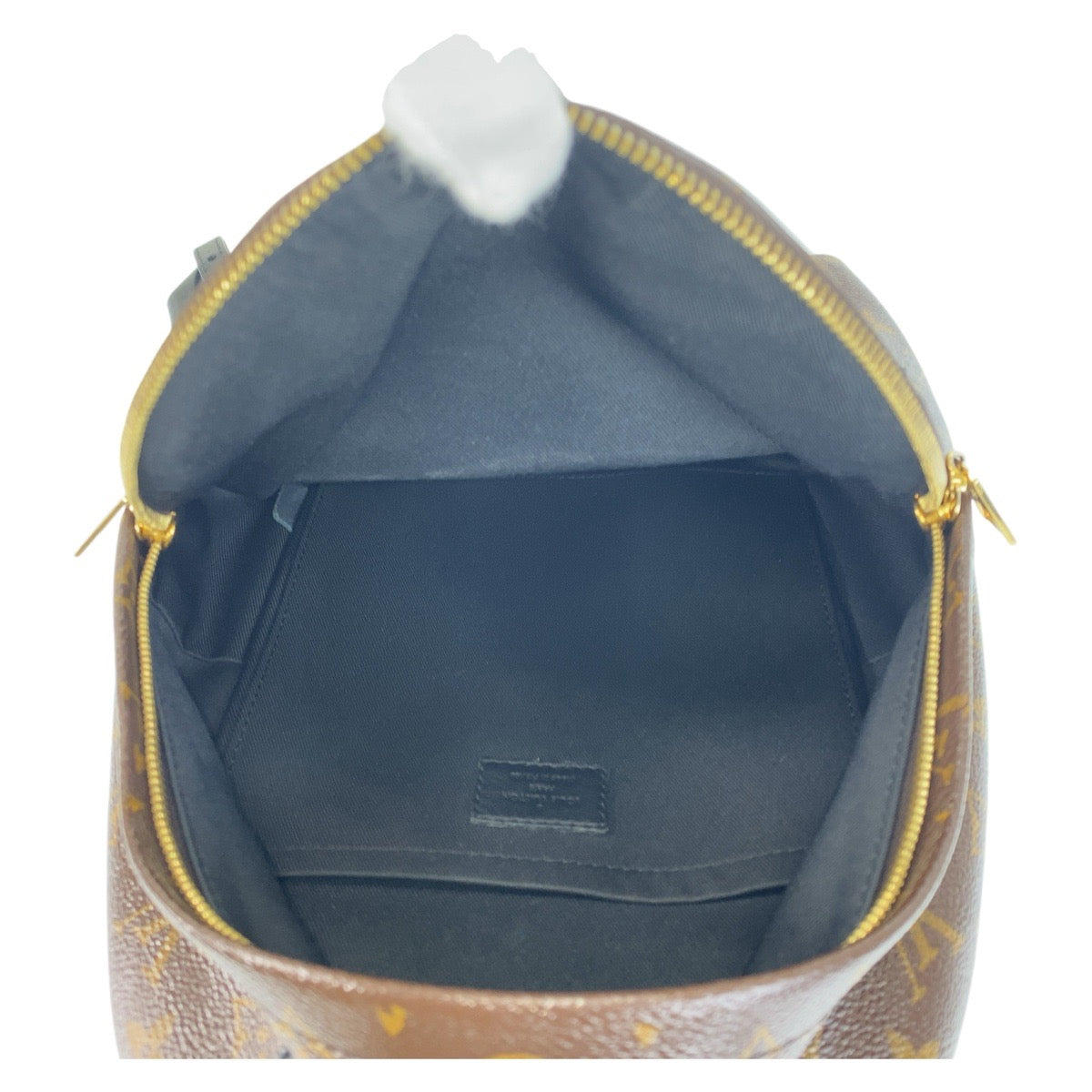 14078
LOUIS VUITTON ルイヴィトン モノグラム パームスプリングス バックパック ブラウン ゴールド金具 PVC M41560 リュック デイパック  レディース