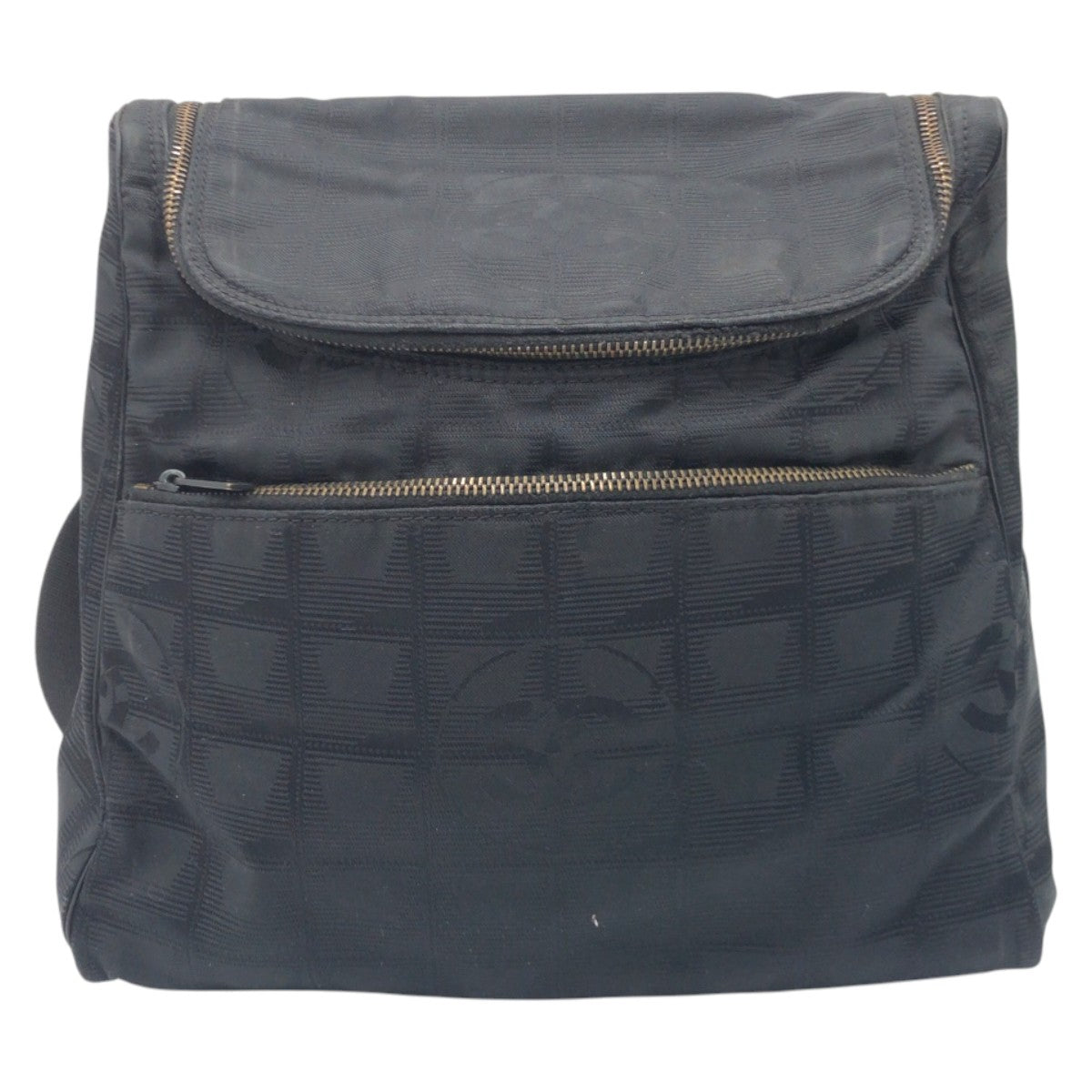 25128
CHANEL シャネル ニュートラベルライン ココマーク ブラック 黒 ナイロン リュックサック バックパック レディース AB40