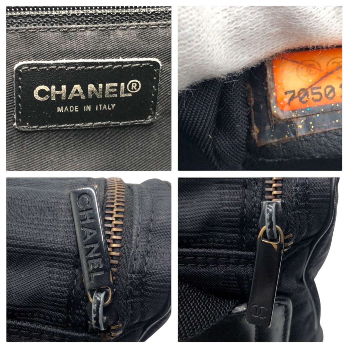 25128
CHANEL シャネル ニュートラベルライン ココマーク ブラック 黒 ナイロン リュックサック バックパック レディース AB40