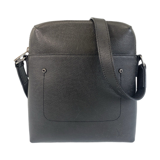 13387
LOUIS VUITTON ルイヴィトン タイガ ポシェット グリゴリ ノワール ブラック 黒 レザー M30505 斜め掛け ショルダーバッグ ポシェット  メンズ