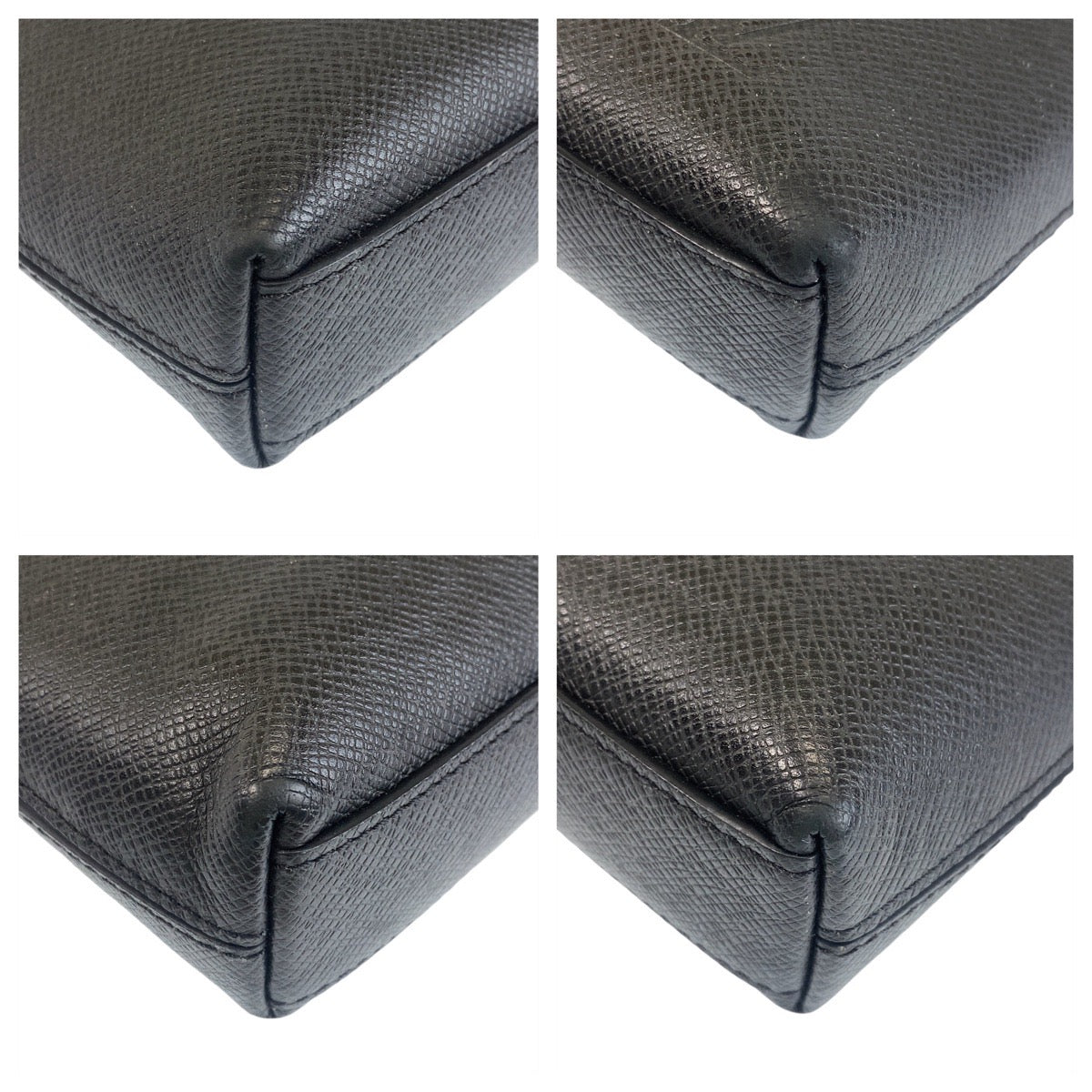 13387
LOUIS VUITTON ルイヴィトン タイガ ポシェット グリゴリ ノワール ブラック 黒 レザー M30505 斜め掛け ショルダーバッグ ポシェット  メンズ