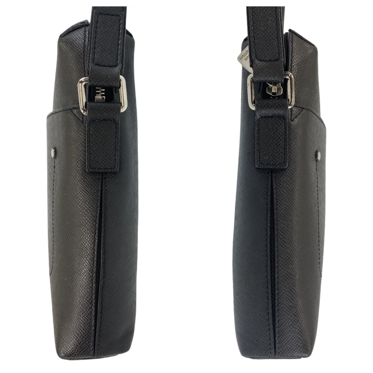 13387
LOUIS VUITTON ルイヴィトン タイガ ポシェット グリゴリ ノワール ブラック 黒 レザー M30505 斜め掛け ショルダーバッグ ポシェット  メンズ