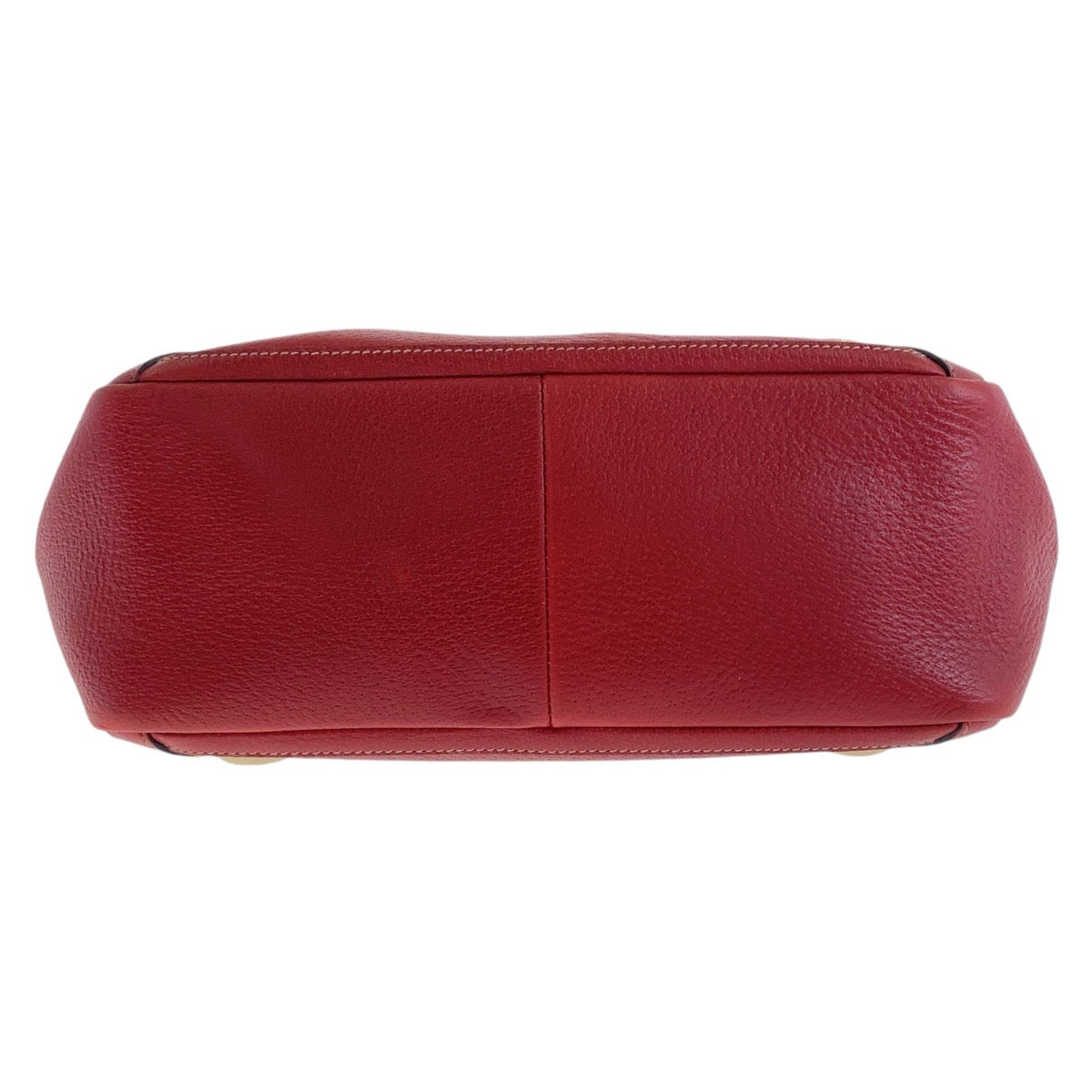 13390
GUCCI グッチ アビー レッド ゴールド金具 レザー / GGキャンバス 130739 トートバッグ ハンドバッグ  レディース